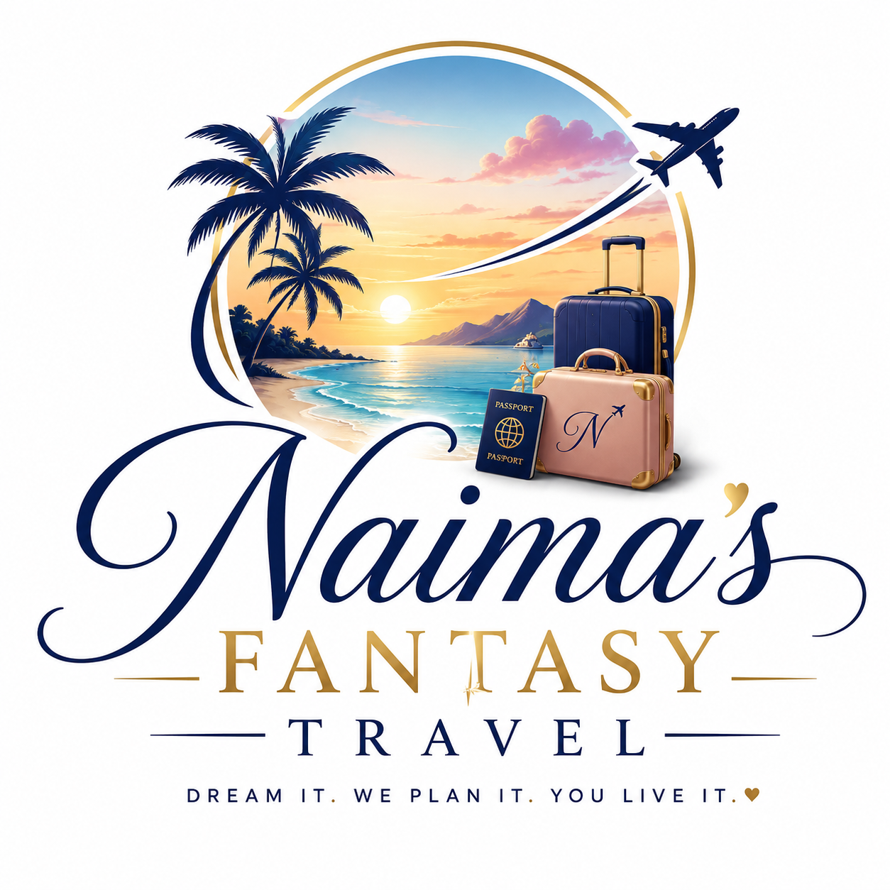 Naima's Fantasy Travel logo